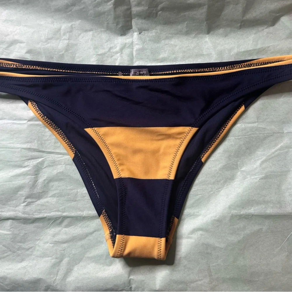 NWOT Aerie Women’s Blue and Gold Swim BIKINI